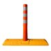 Separatoare de sens cu stalpi portocali